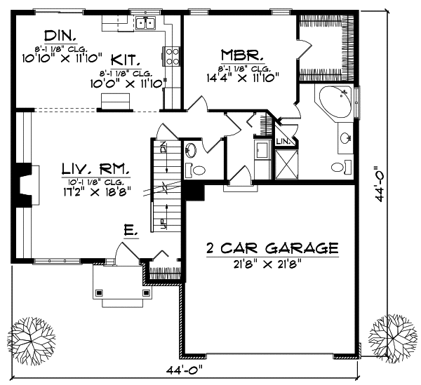Main Floor Plan: 7-652