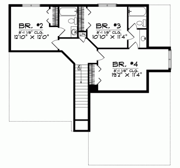 Upper/Second Floor Plan: 7-652
