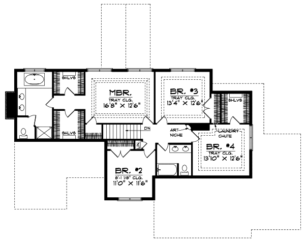 Upper/Second Floor Plan: 7-653