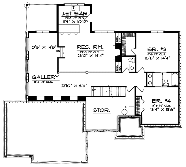 Lower Floor Plan: 7-656