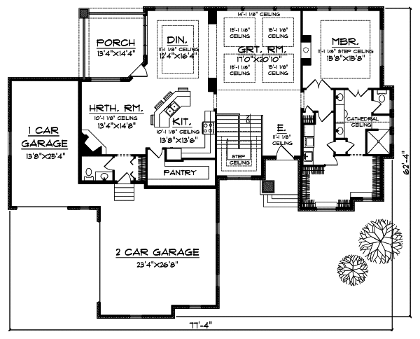 Main Floor Plan: 7-657