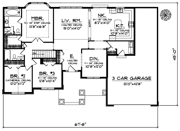 Main Floor Plan: 7-659