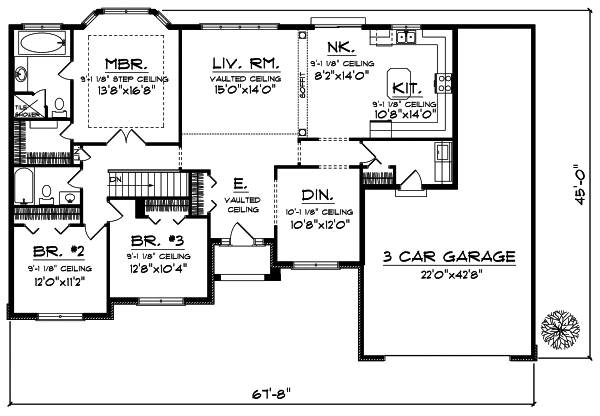 Main Floor Plan: 7-660