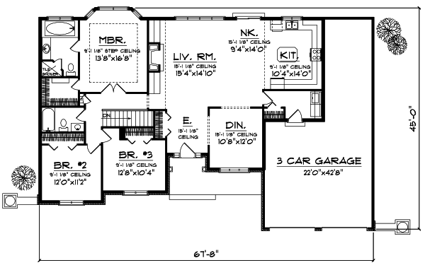 Main Floor Plan: 7-661