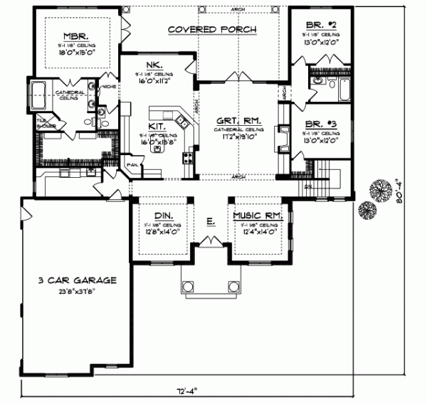 Main Floor Plan: 7-662