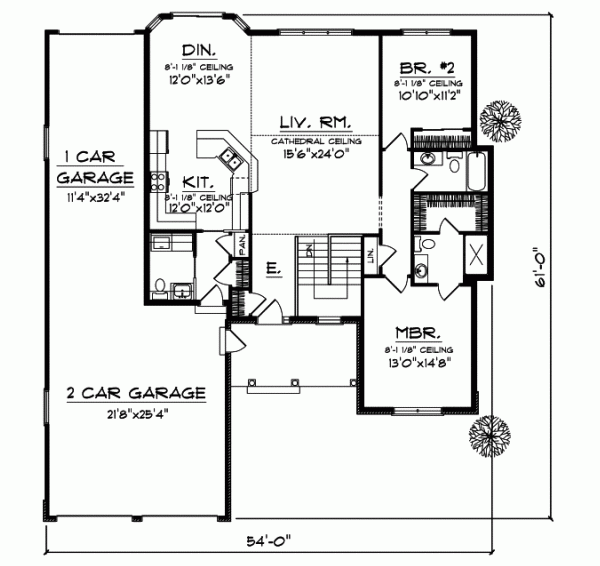 Main Floor Plan: 7-664