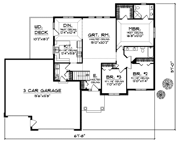 Main Floor Plan: 7-665