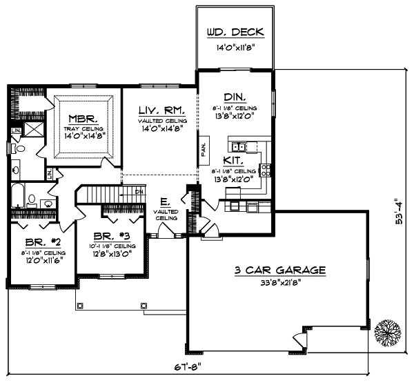 Main Floor Plan: 7-666