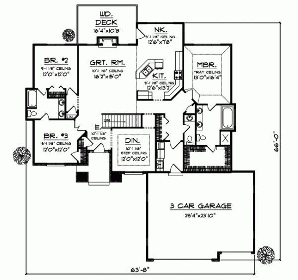 Main Floor Plan: 7-670