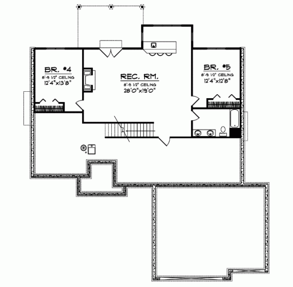Lower Floor Plan: 7-671