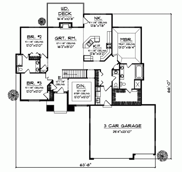 Main Floor Plan: 7-671