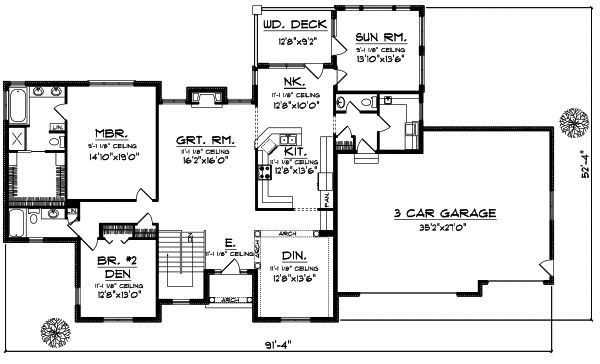 Main Floor Plan: 7-674