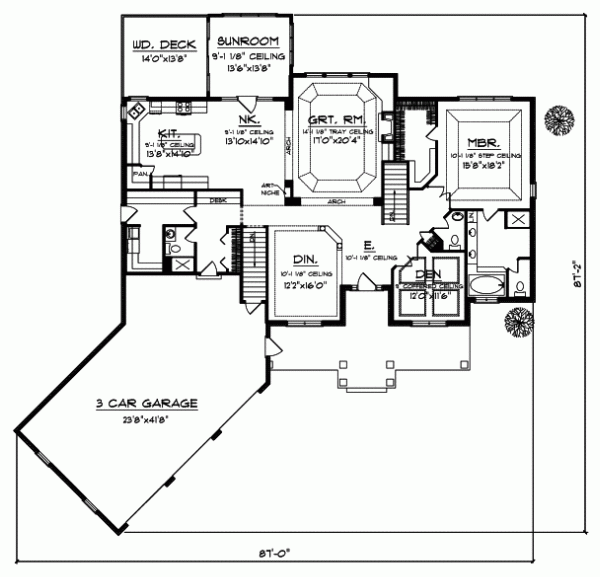 Main Floor Plan: 7-676
