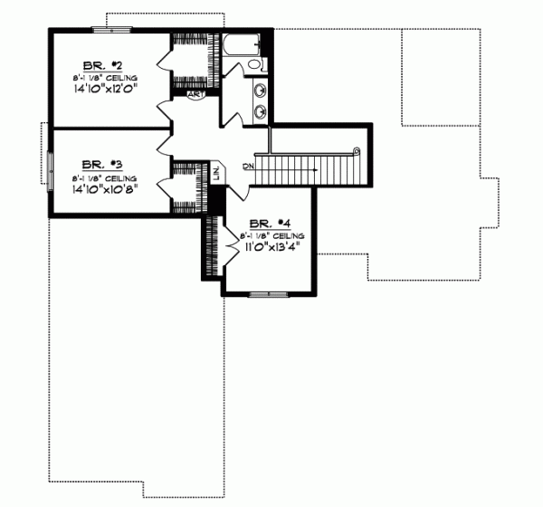 Upper/Second Floor Plan: 7-679