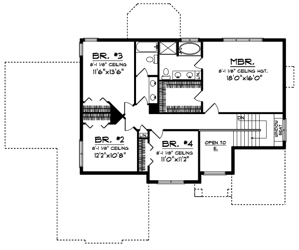 Upper/Second Floor Plan: 7-682