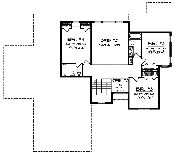 Upper/Second Floor Plan: 7-683