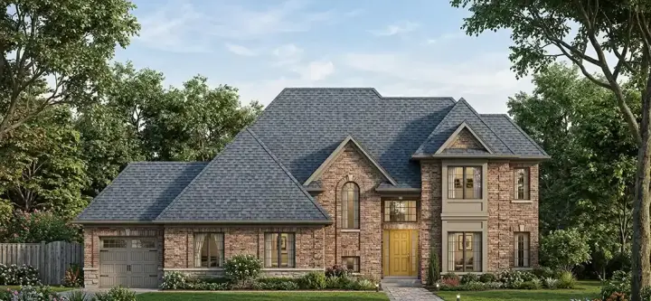 Traditional house plans 7-684 - front exterior, 2,795 sq ft, 4 bed, 3 bath house plans | Monster House Plans