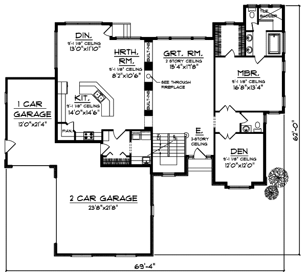 Main Floor Plan: 7-684