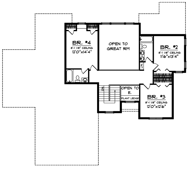 Upper/Second Floor Plan: 7-685