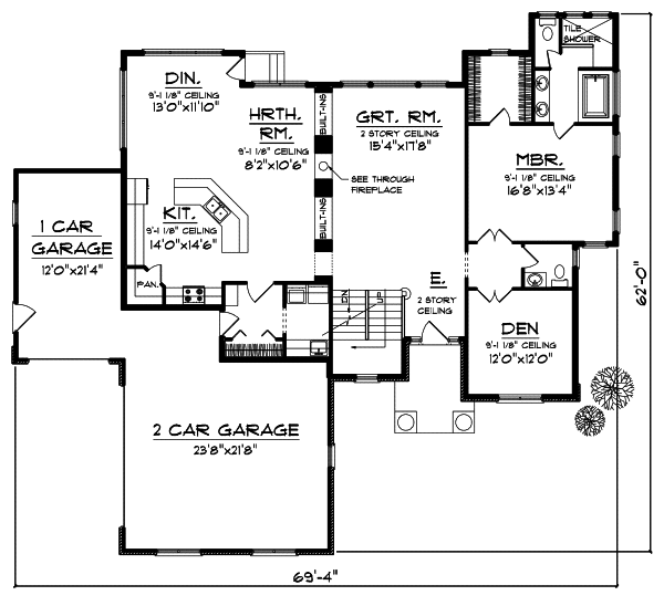 Main Floor Plan: 7-686