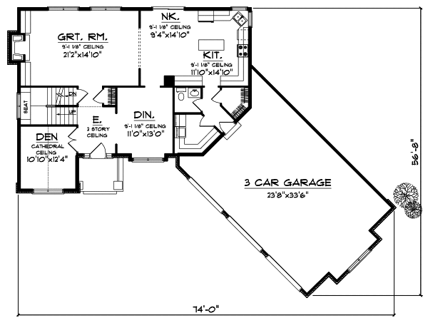 Main Floor Plan: 7-687