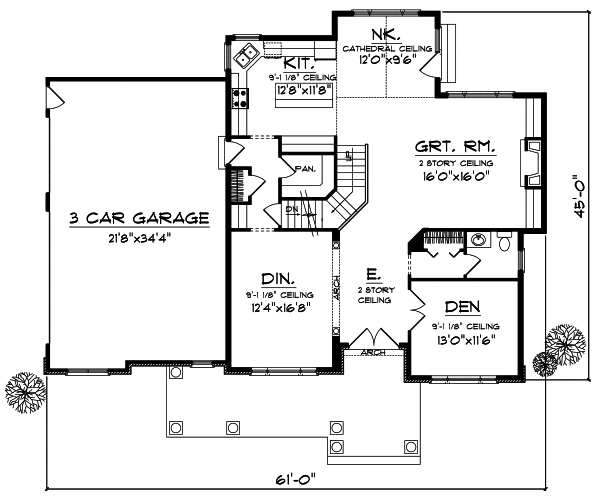 Main Floor Plan: 7-688