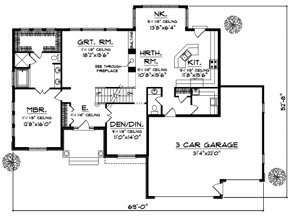 Main Floor Plan: 7-689