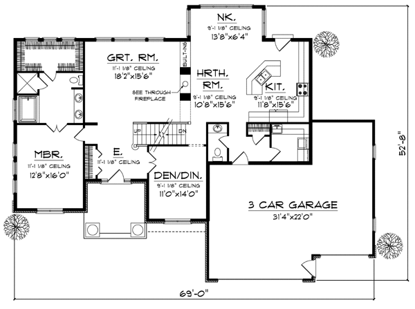 Main Floor Plan: 7-690