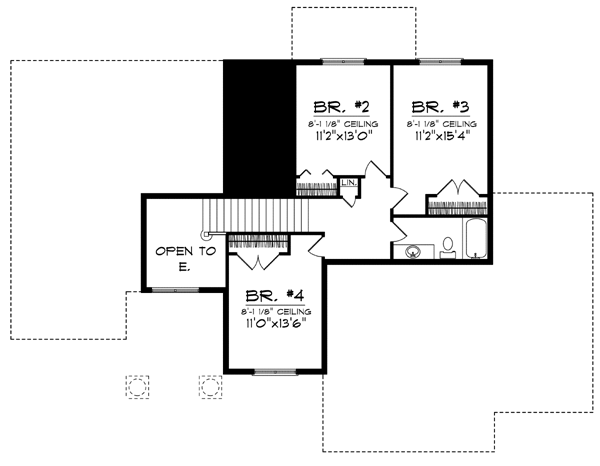 Upper/Second Floor Plan: 7-690