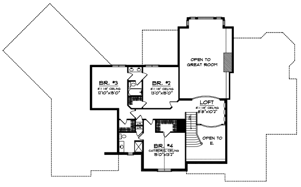 Upper/Second Floor Plan:7-692