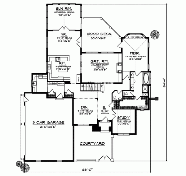 Main Floor Plan: 7-693