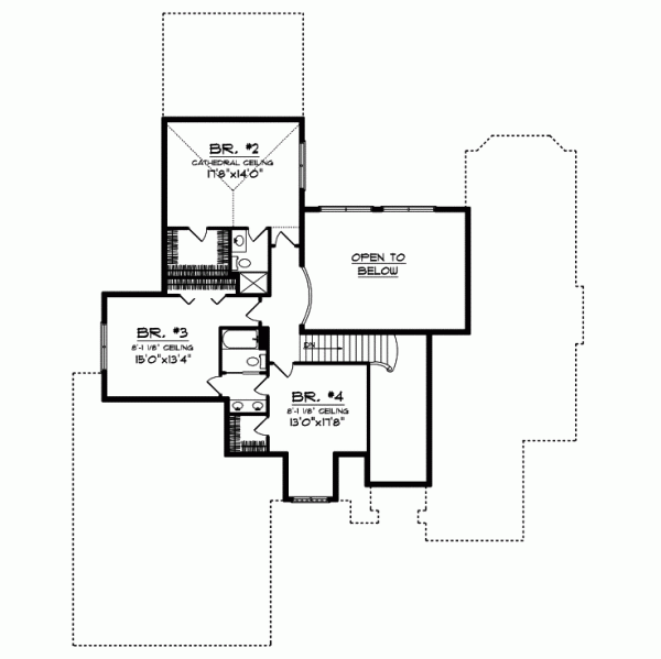 Upper/Second Floor Plan: 7-693