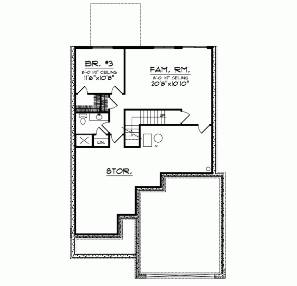 Lower Floor Plan: 7-701