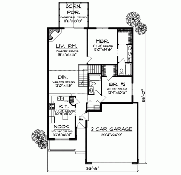 Main Floor Plan: 7-701