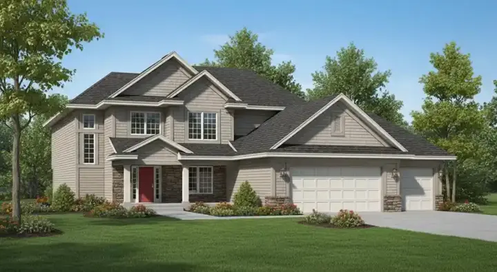 Traditional house plans 7-704 - front exterior, 2,100 sq ft, 4 bed, 2 bath house plans | Monster House Plans
