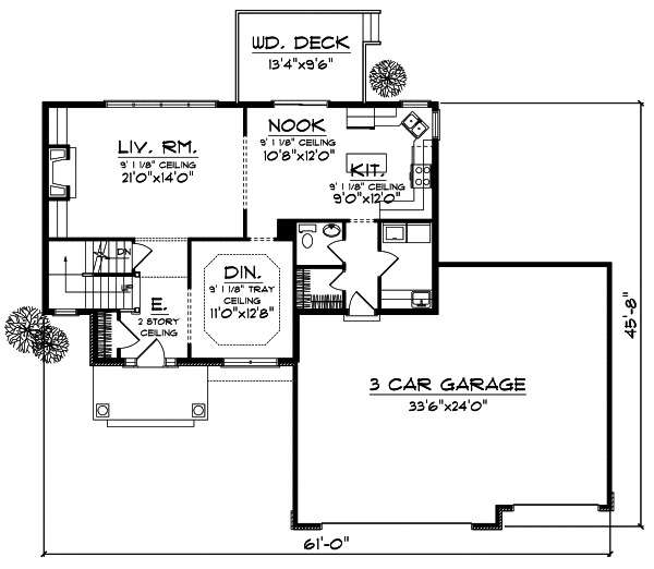 Main Floor Plan: 7-704