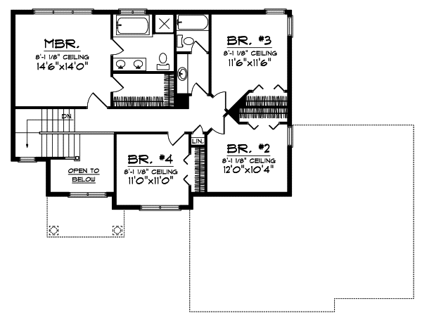Upper/Second Floor Plan: 7-704