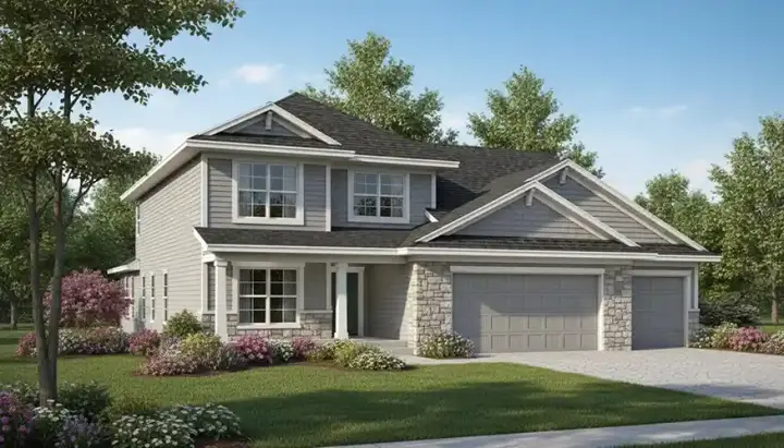 Traditional house plans 7-705 - front exterior, 2,250 sq ft, 4 bed, 3 bath house plans | Monster House Plans