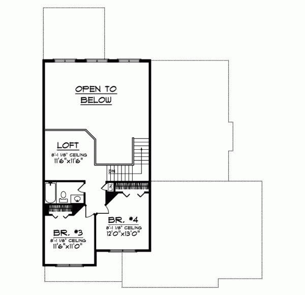 Upper/Second Floor Plan: 7-705
