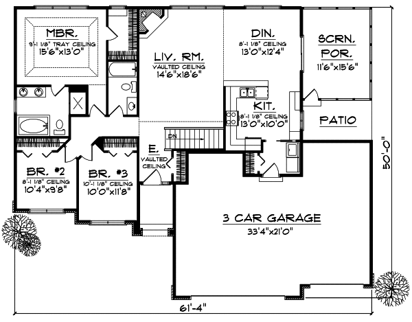Main Floor Plan: 7-707
