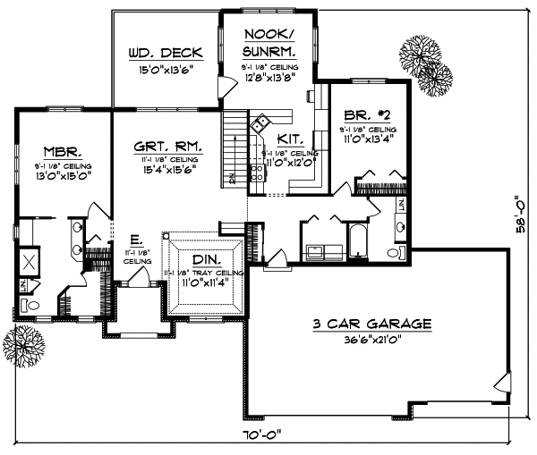 Main Floor Plan: 7-708