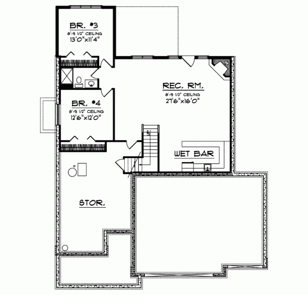 Lower Floor Plan: 7-709