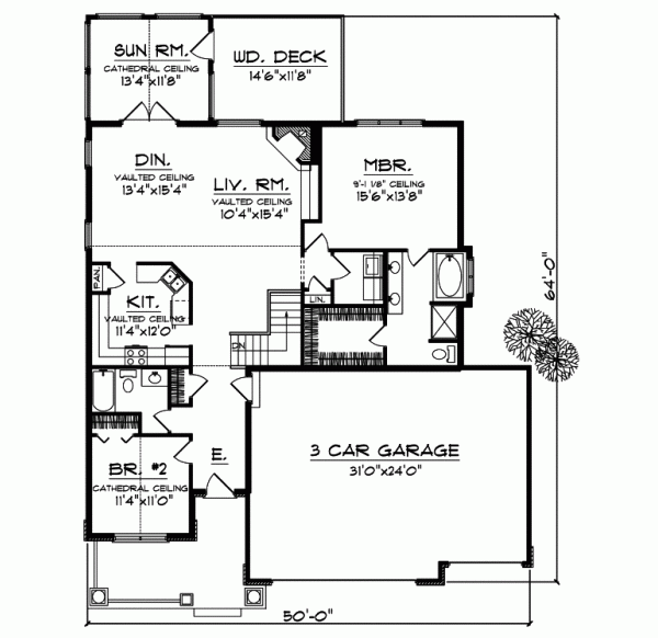 Main Floor Plan: 7-709