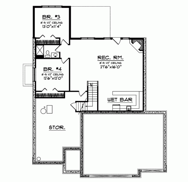 Lower Floor Plan: 7-710