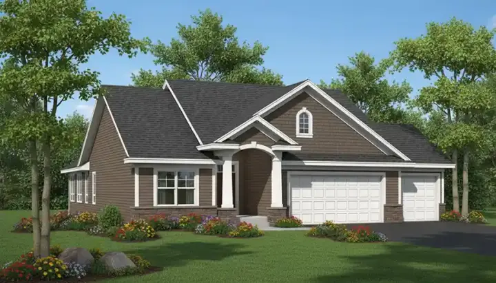 Traditional house plans 7-712 - front exterior, 2,787 sq ft, 4 bed, 3 bath house plans | Monster House Plans