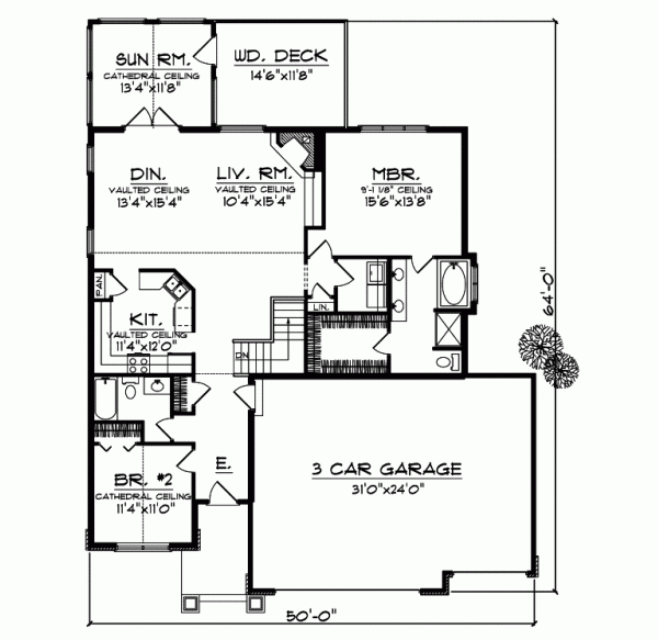Main Floor Plan: 7-712