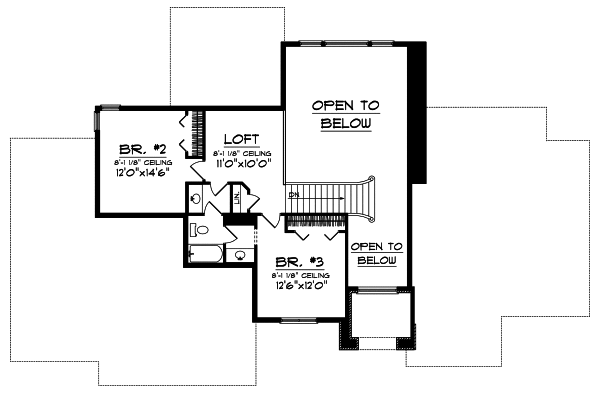 Upper/Second Floor Plan:7-713