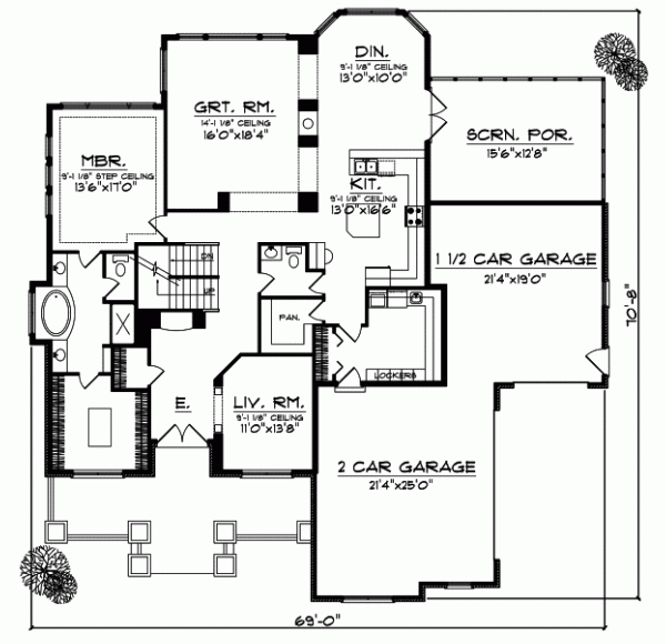 Main Floor Plan: 7-716