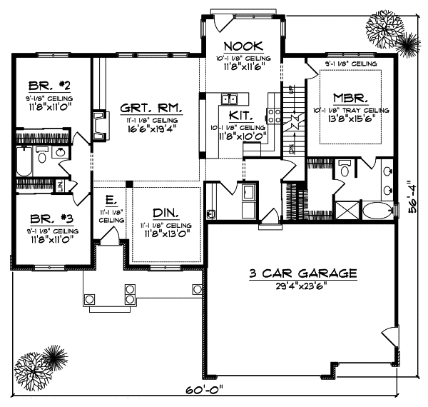 Main Floor Plan: 7-717