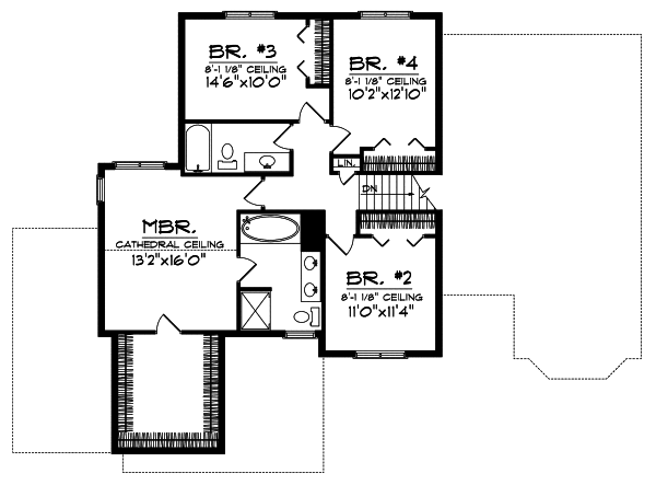 Upper/Second Floor Plan: 7-718